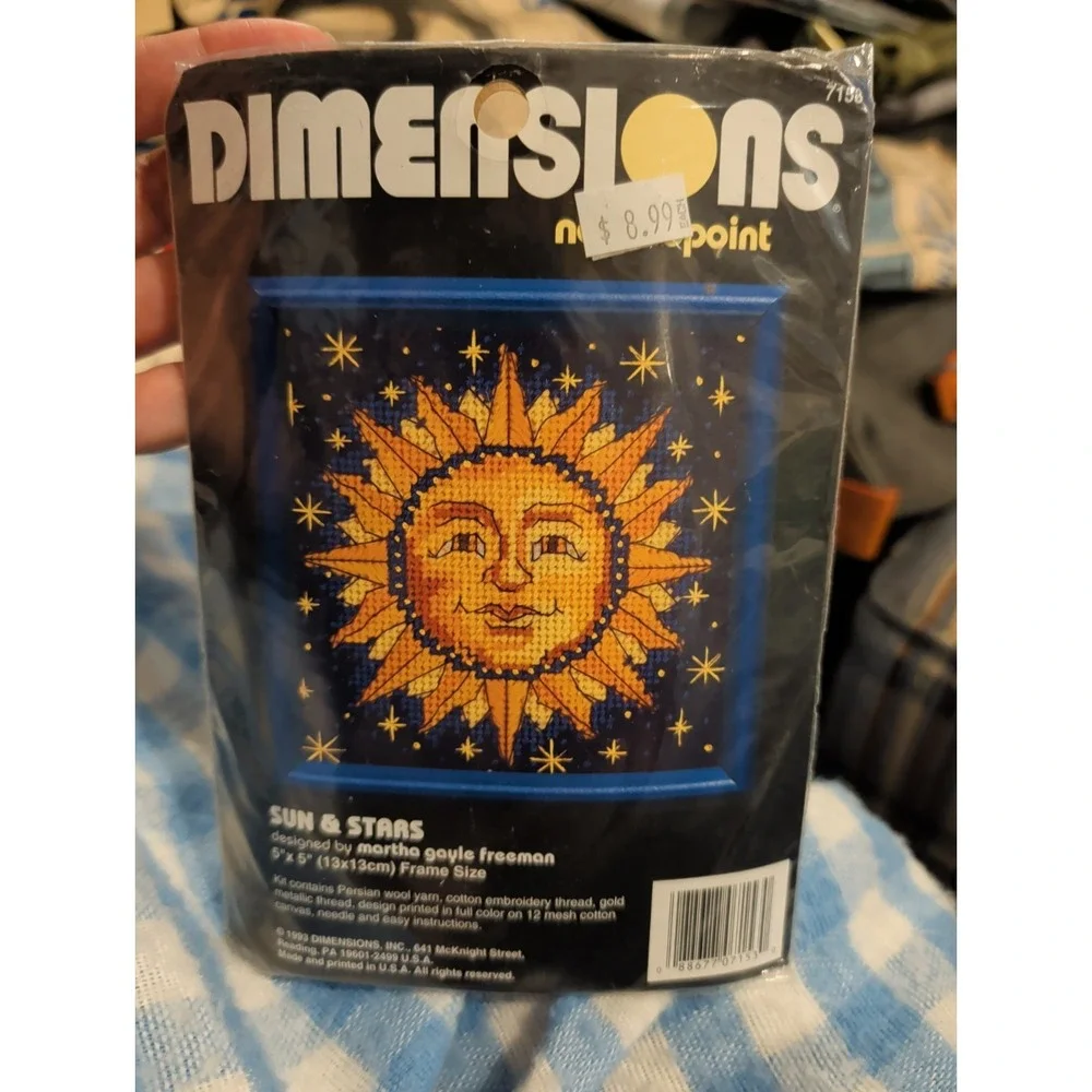 New Vintage needlepoint Kit Dimensions 5x5